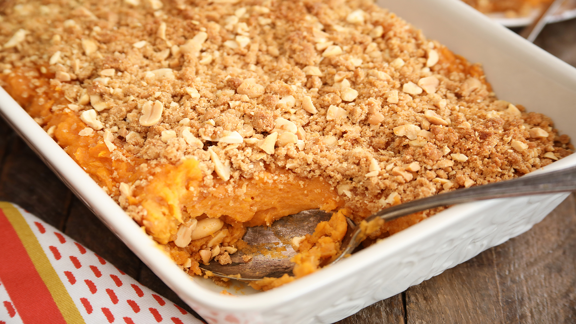 Put Some Peanuts on It: An epic twist to the traditional sweet potato casserole